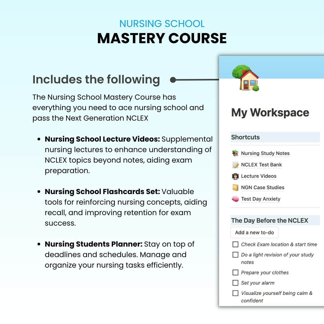 The Nursing School Mastery Course