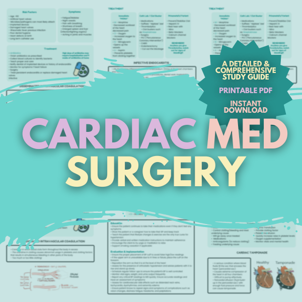 Cardiac - Nurse Med-Surgery