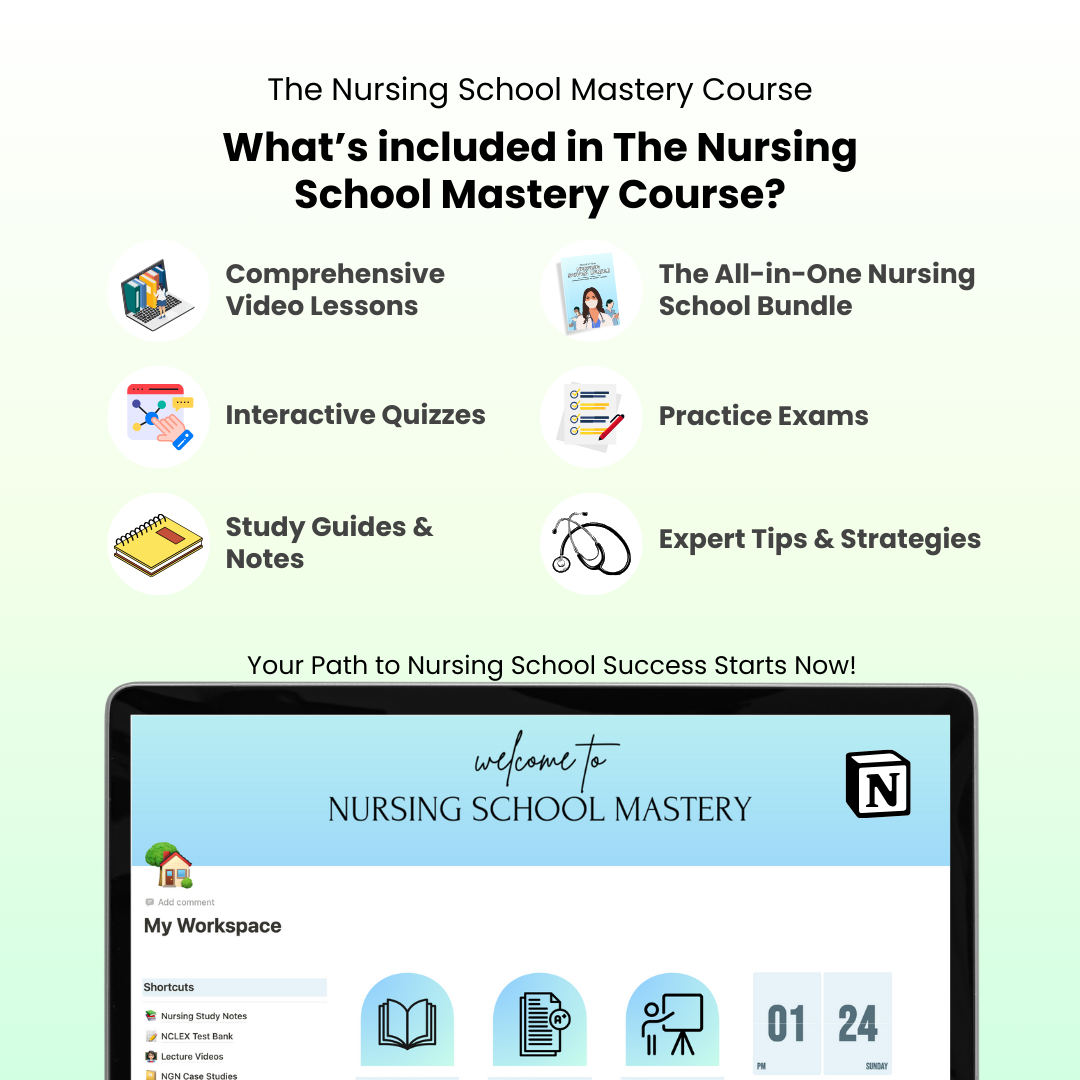 The Nursing School Mastery Course